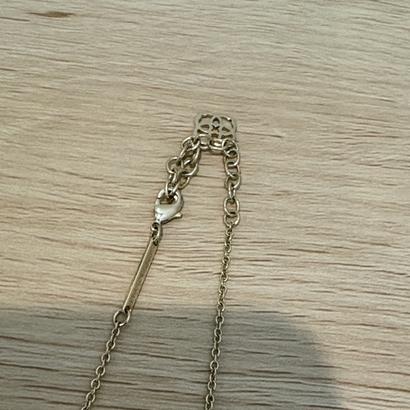 Kendra Scott Gold Necklace with Iridescent White Opal-Effect Stone - Picture 3 of 3